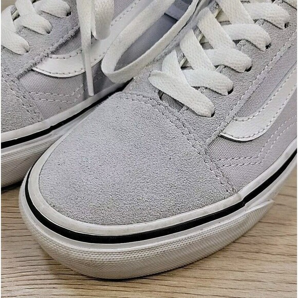 Vans Old Skool Gray Suede & Canvas Low Top Skate Shoes M 4/W 5.5 751505 - Picture 10 of 13